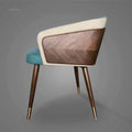 Luxury Modern Dining Chairs Wooden Backrest Armchair Minimalist Lounge Dining Chair Comfortable Dining Room Furniture